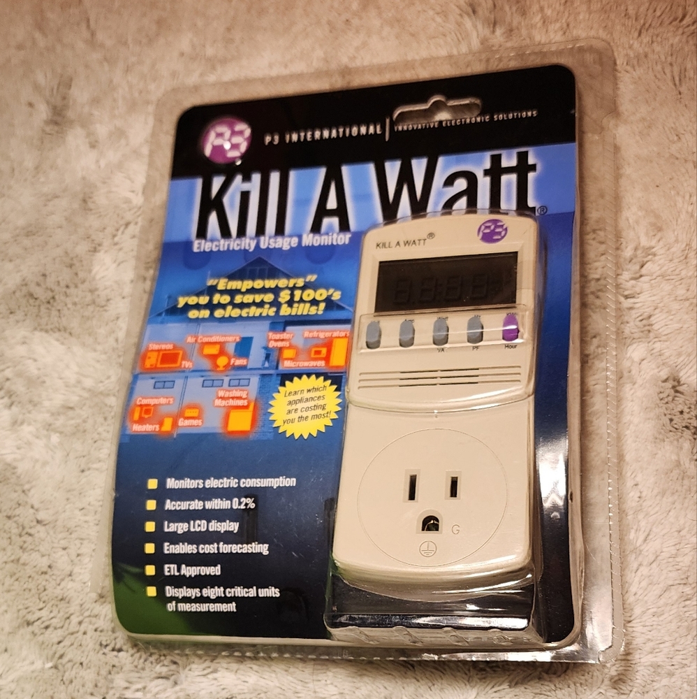 Kill A Watt power usage voltage meter